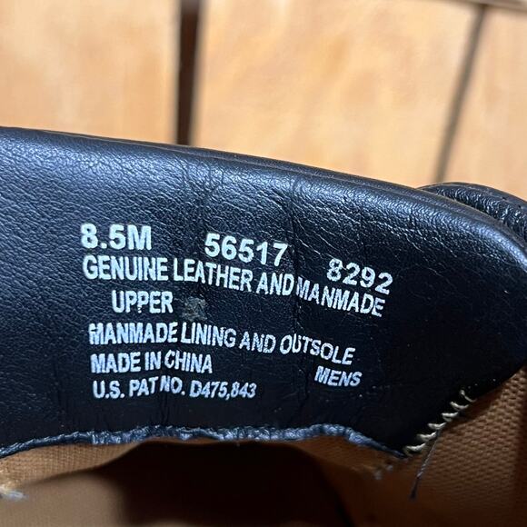 Timberland Earthkeepers Martlar Lace Black Leather Comfort Oxfords Mens Size 8.5